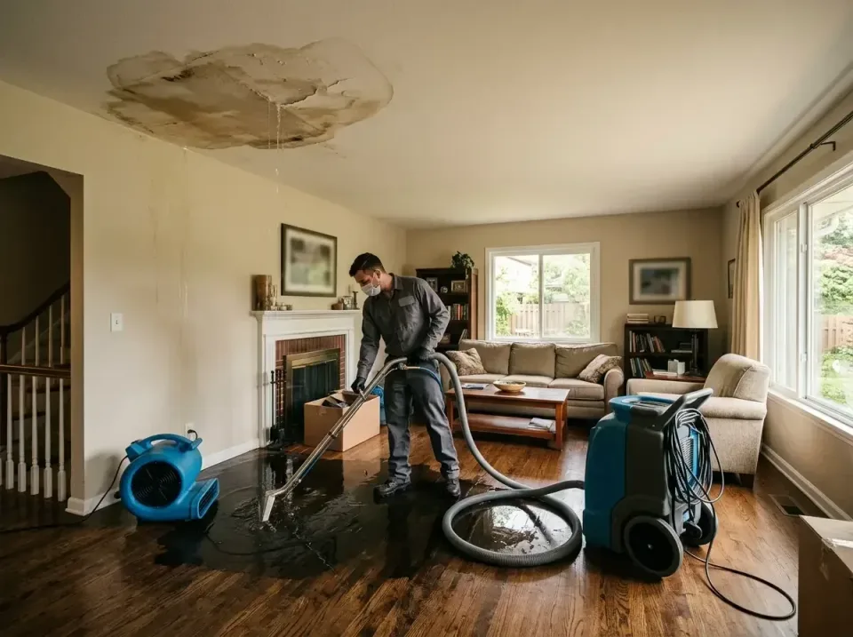attic-pipe-burst-ceiling-drip-008 — frequently asked questions, Water Damage Restoration & Carpet Care in Centreville, MD